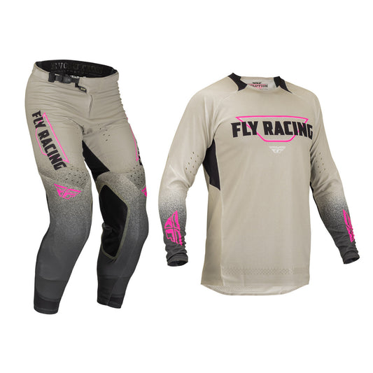 FLY Racing 2023 Evolution DST Jersey Pant Combo Ivory/Black