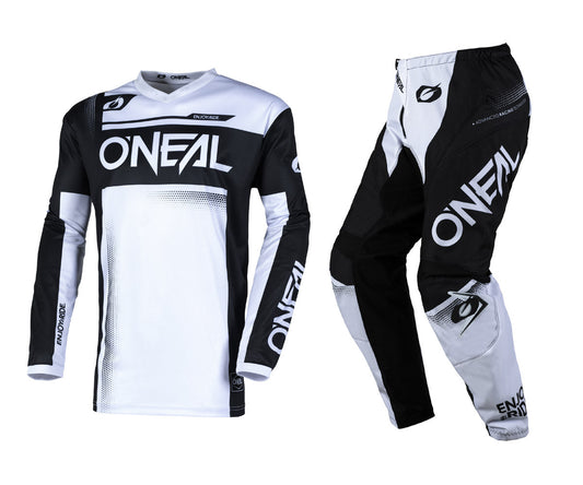O'Neal 2025 Element Racewear Jersey Pant Combo Black/White