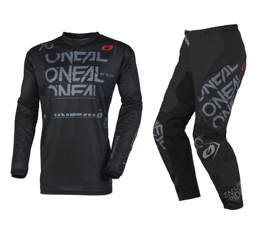 O'Neal 2025 Element Static Jersey Pant Combo Black/Gray