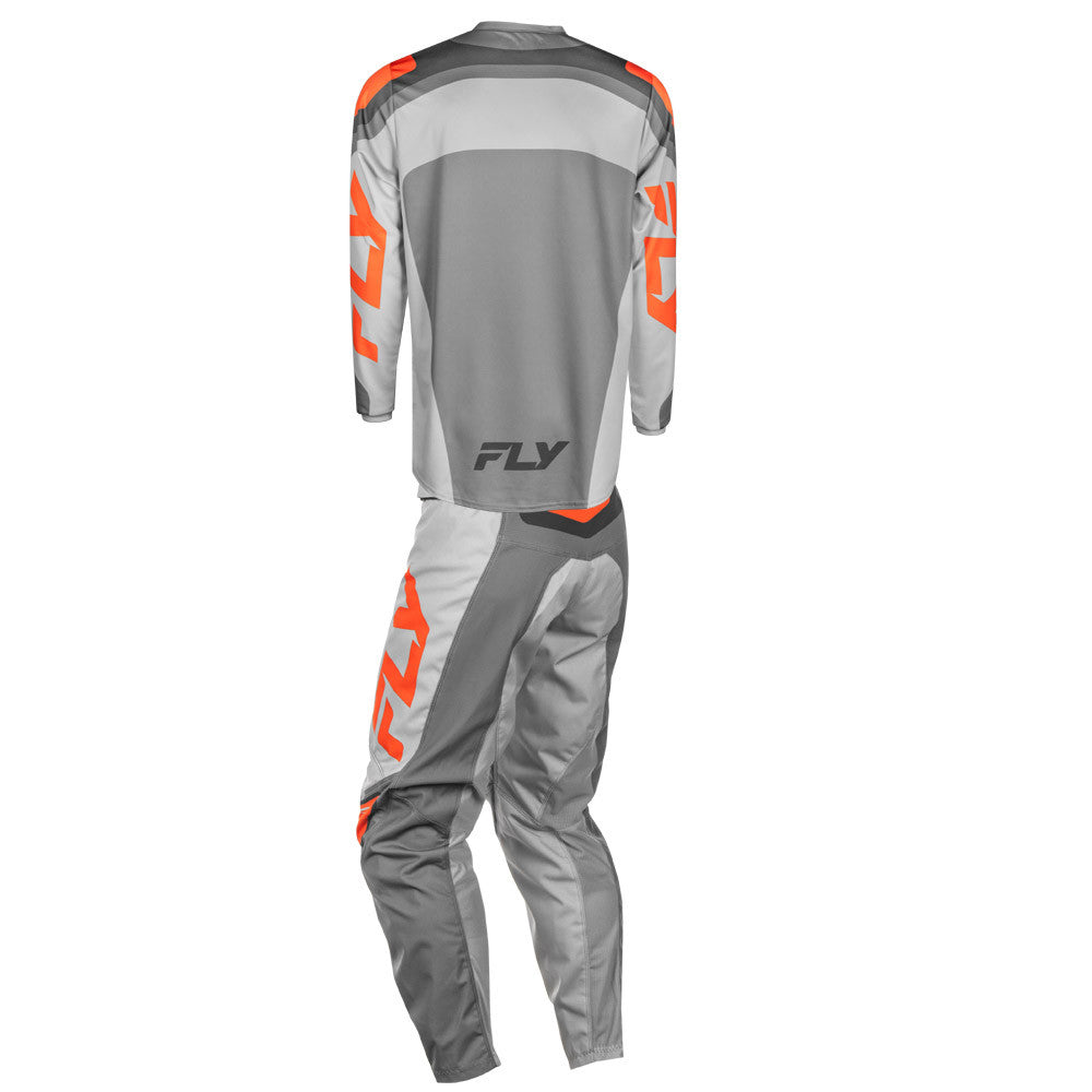 FLY Racing 2025 F-16 Jersey Pant Combo Grey/Orange