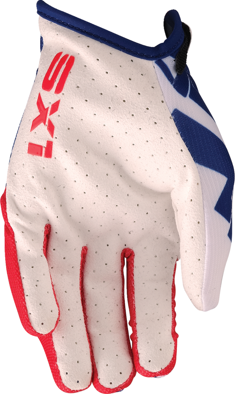 Moose Racing 2025 Youth SX1 Gloves Red/White/Blue