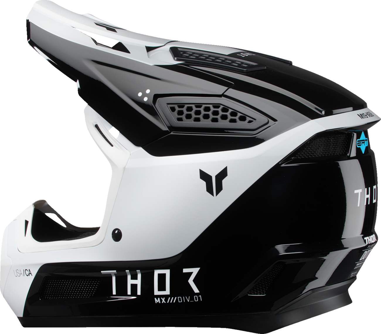 Thor Fleet Helmet Storm Black/White