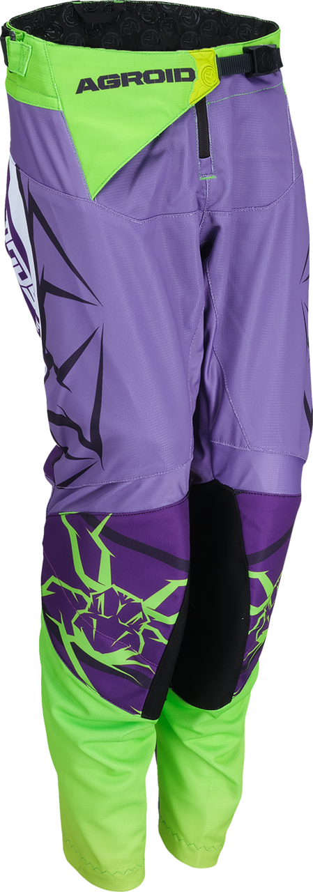 Moose Racing 2024 Youth Agroid Mesh Pants - Purple/White