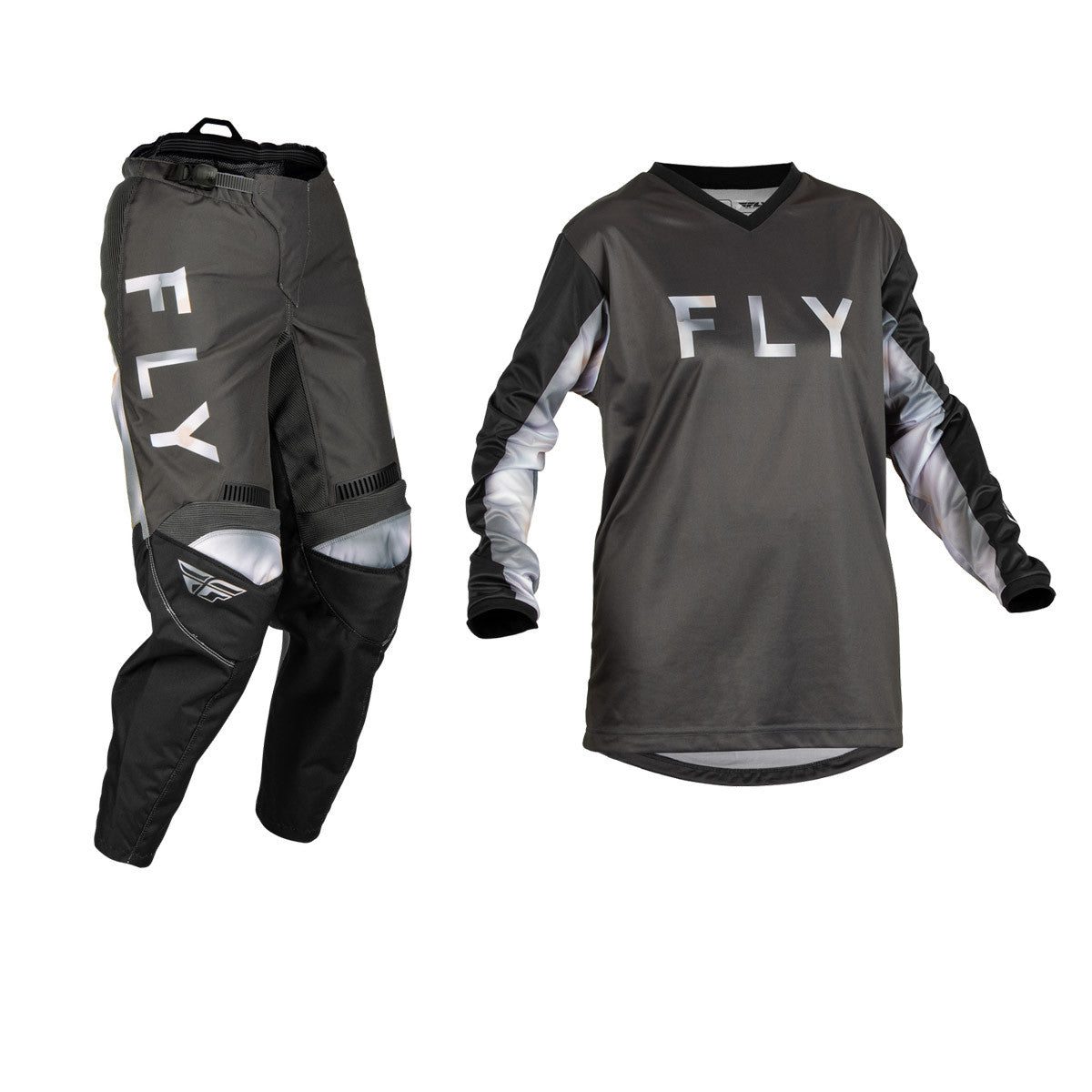 FLY Racing 2023 Womens F-16 Jersey Pant Combo Black/Grey