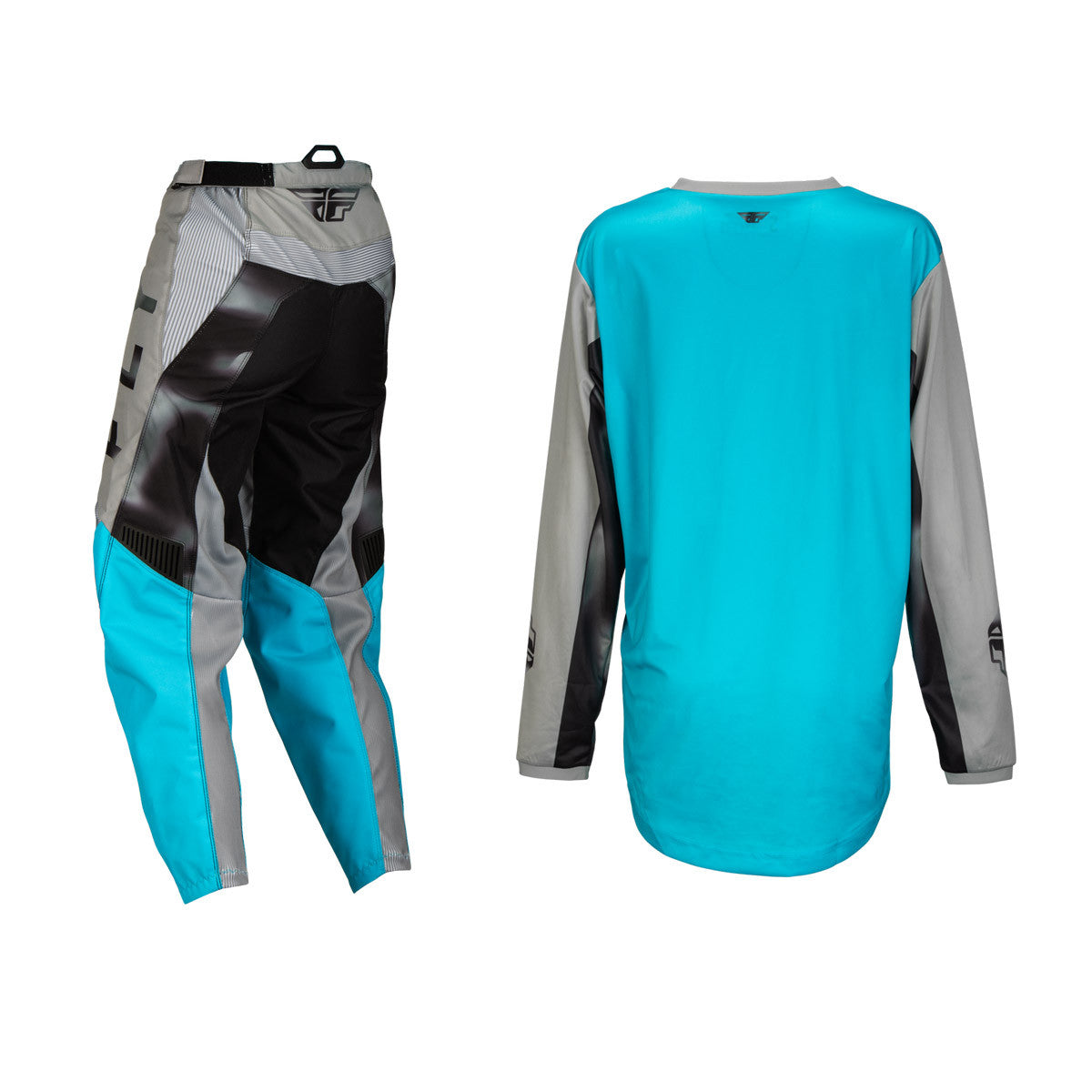 FLY Racing 2023 Womens F-16 Jersey Pant Combo Sky Blue/Light Grey