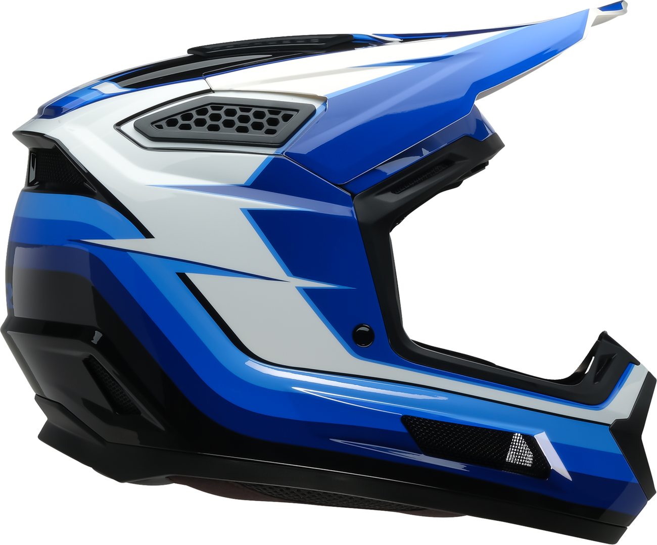 Z1R Dirt Maxx Offroad Helmet Vortex Blue/White