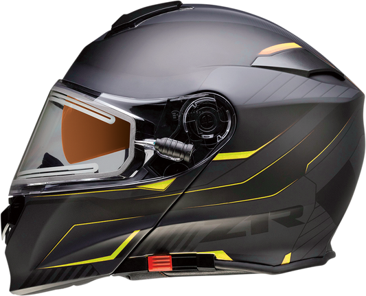 Z1R Solaris Modular Scythe Electric Shield Snow Helmet Hi-Viz/Black
