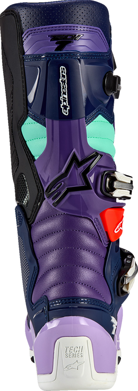 Alpinestars Limited Edition Imperial Tech 7 Boots Double Purple/Blue/Black