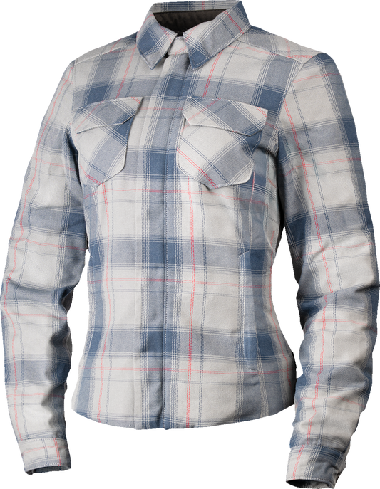 ICON Womens Fallblock Flannel Jacket Gray
