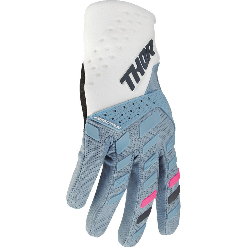Thor 2024 Womens Spectrum Gloves - Blue/White