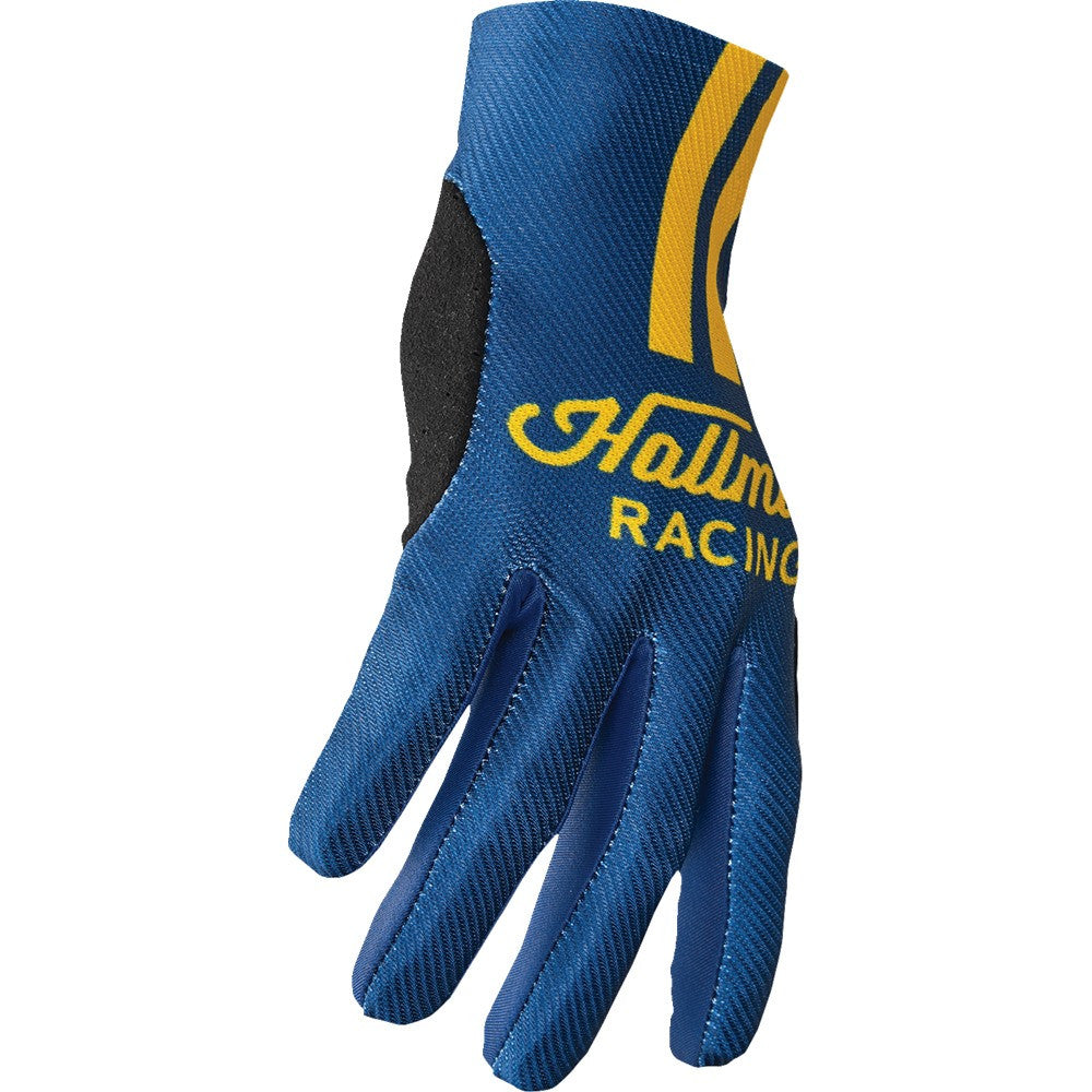Thor 2024 Hallman Mainstay Roost Gloves - Navy/Yellow