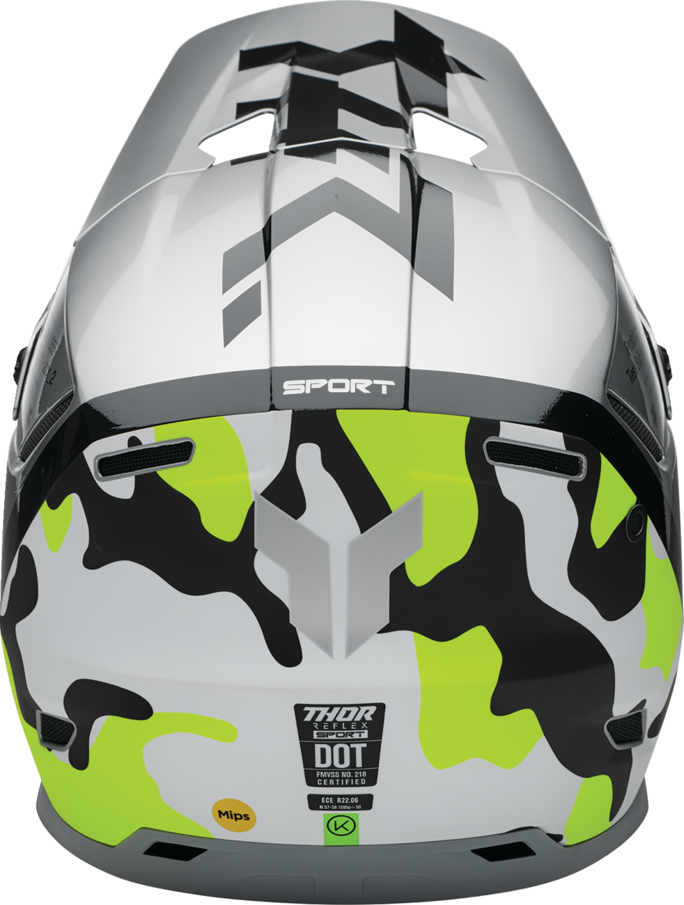 Thor Reflex Sport Helmet Riot MIPS Gray/Acid