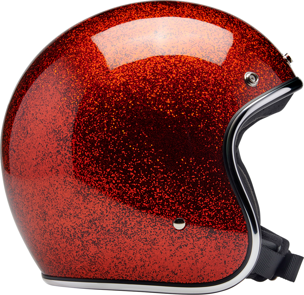 Biltwell Bonanza Open Face Helmet Rootbeer Megaflake