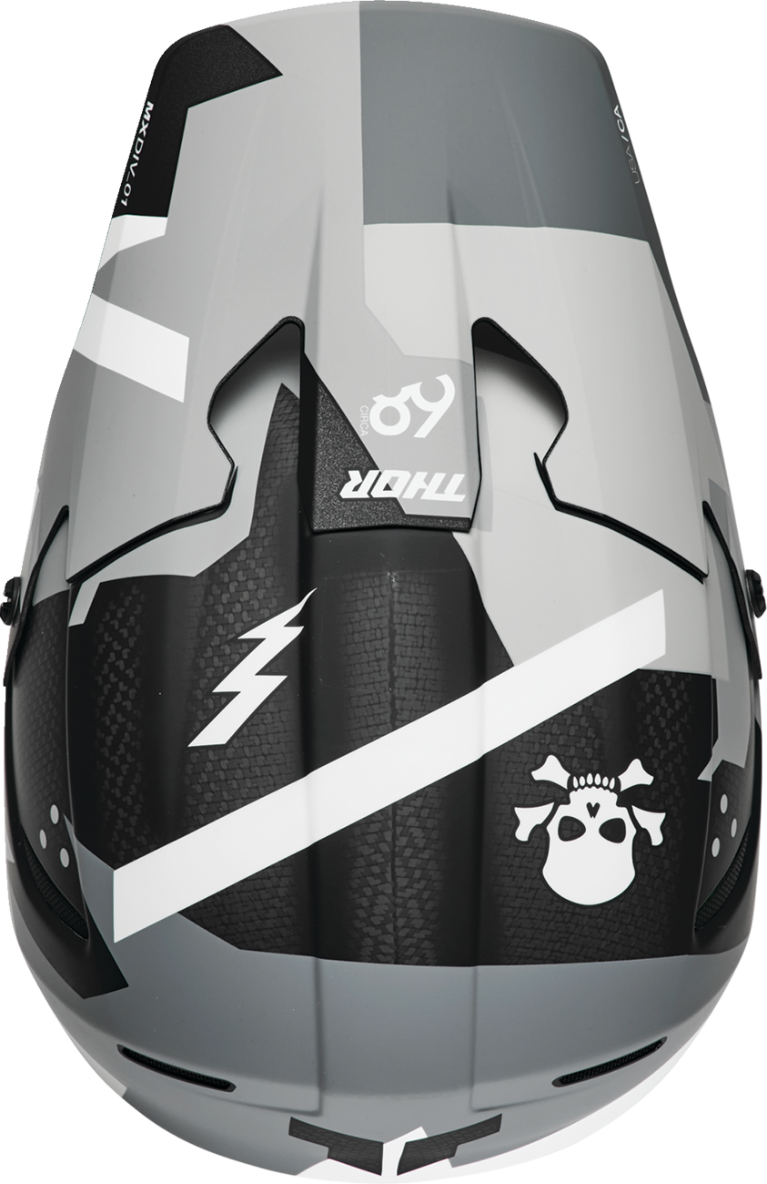 Thor Reflex Sport Helmet Carbon Brave MIPS Gray/White