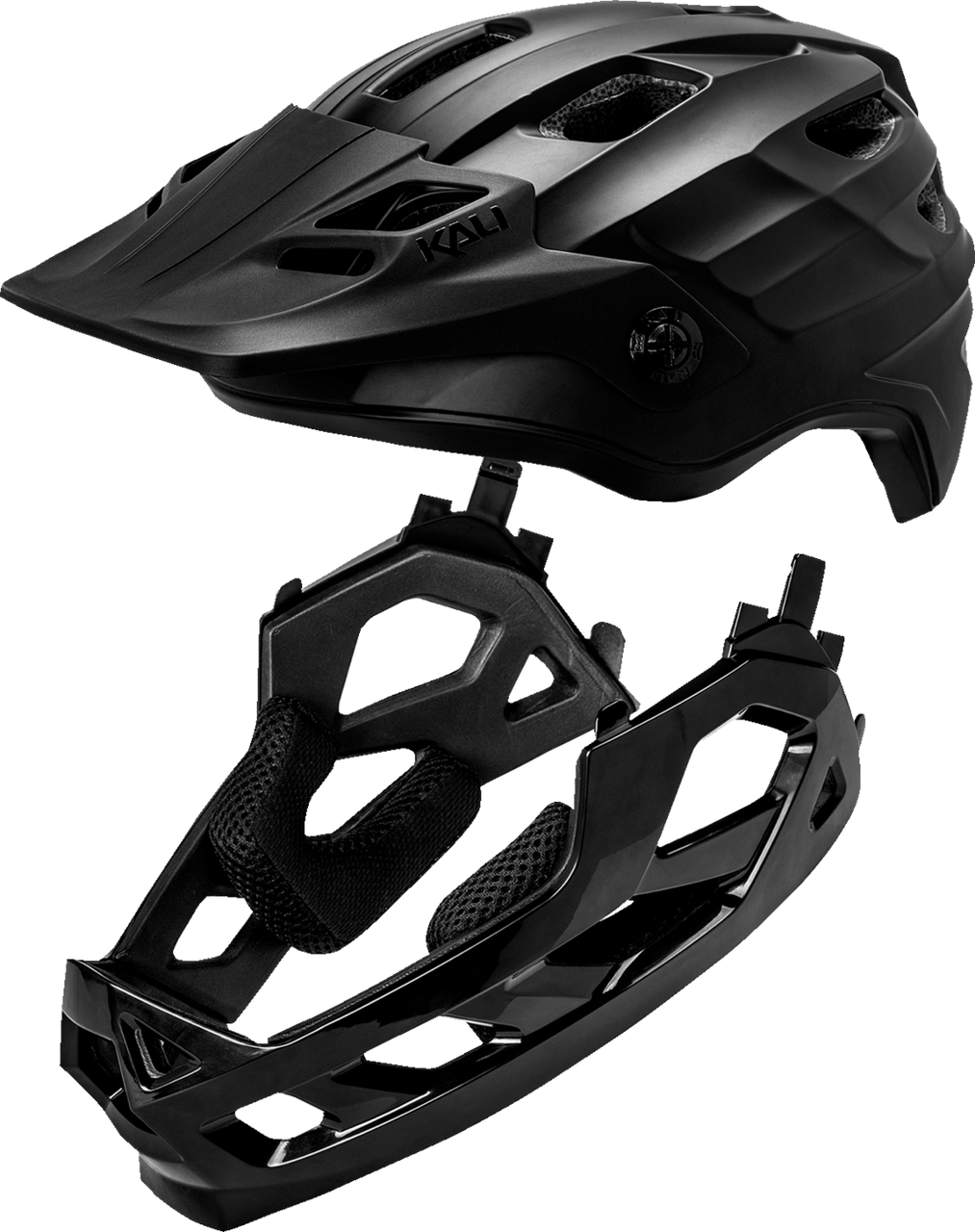 Kali Child Maya Race Full Face Bicycle Helmet Race Black