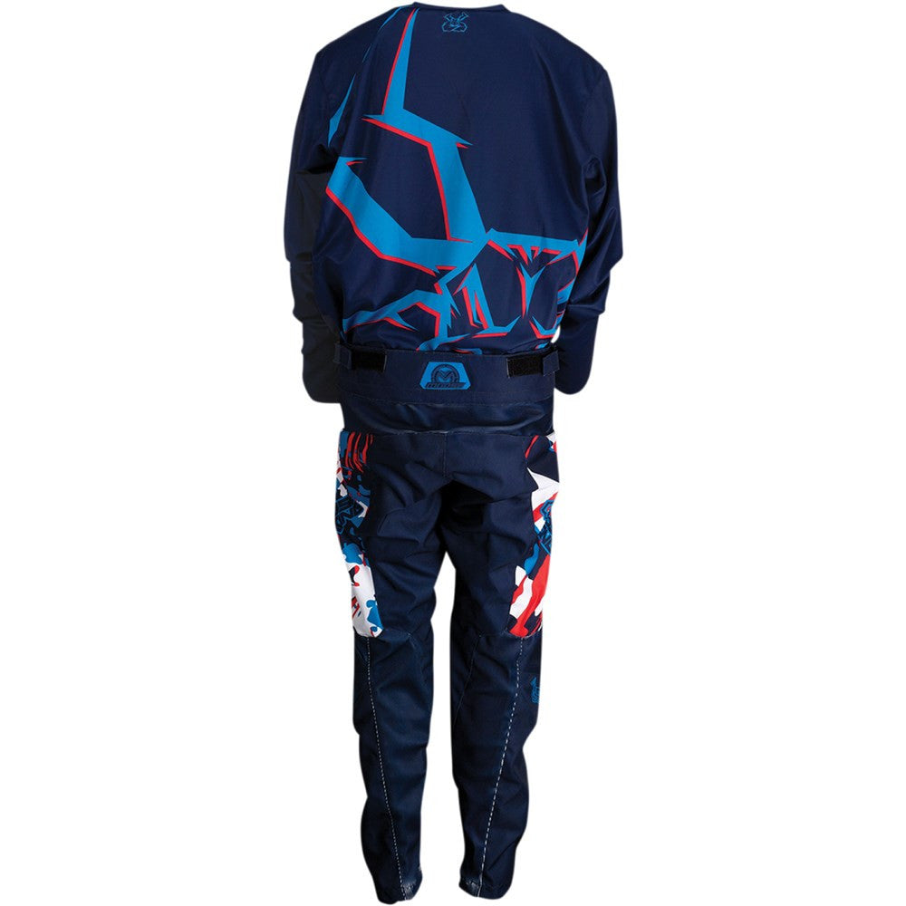 Moose Racing 2022 Youth Agroid Jersey Pant Combo Blue