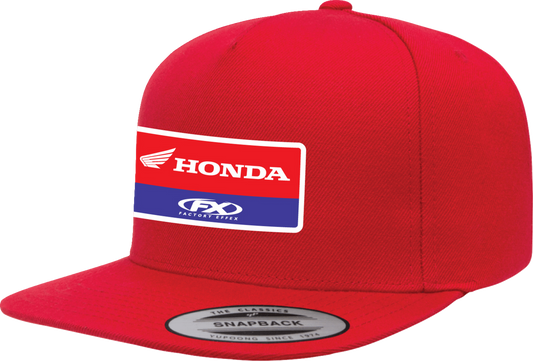 Factory Effex Honda Victory Snapback Hat Red