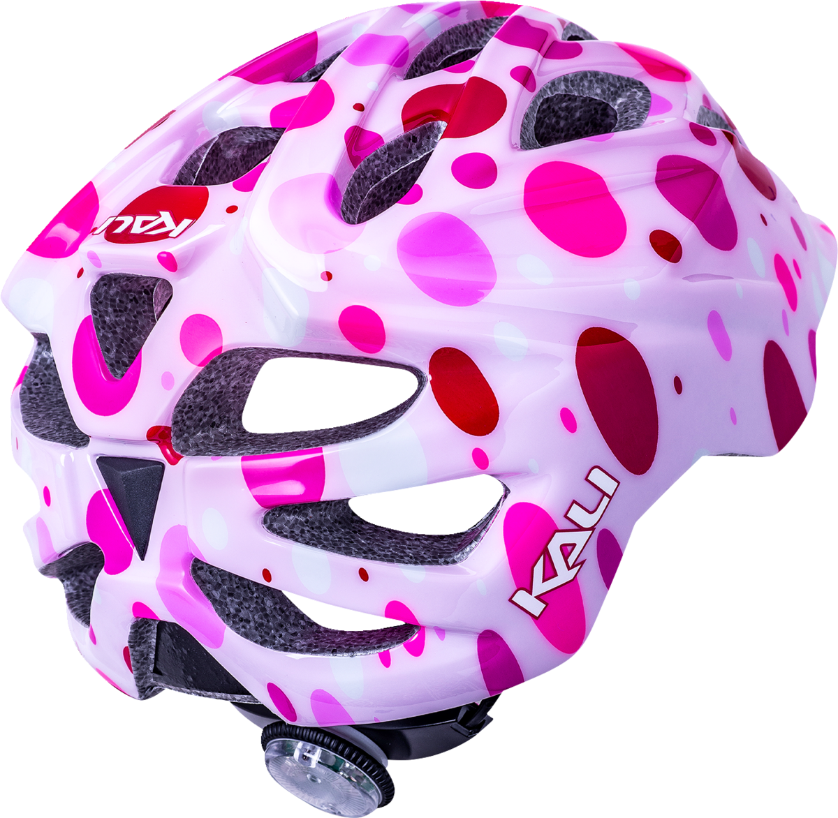 Kali Child Chakra Lighted Confetti Bicycle Helmet Confetti Gloss Pink