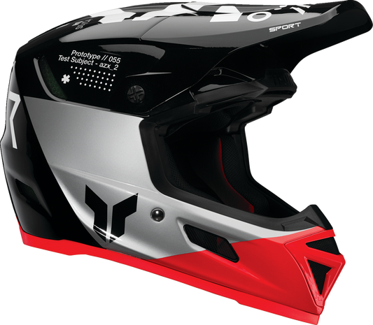 Thor 2025 Reflex Sport Strike MIPS Helmet Strike Black/Red