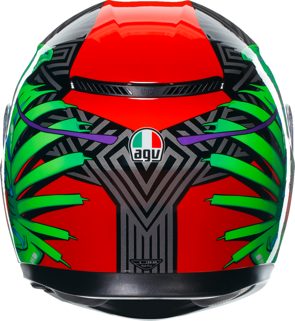AGV K3 Helmet Kamaleon Black/Red/Green