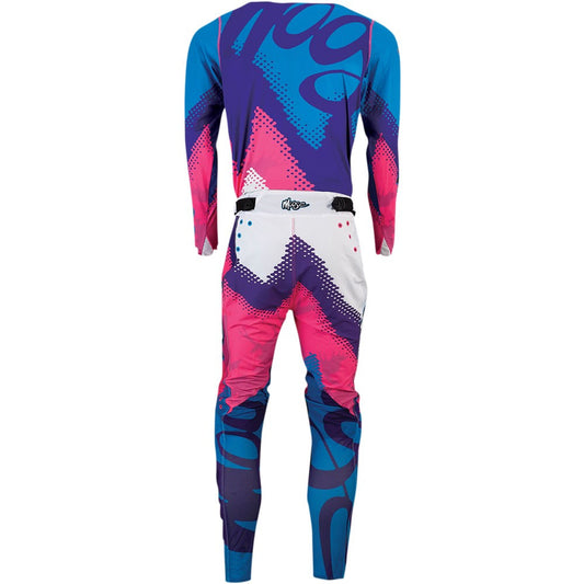Moose Racing 2022 Agroid Jersey Pant Combo Pink/Blue/Purple