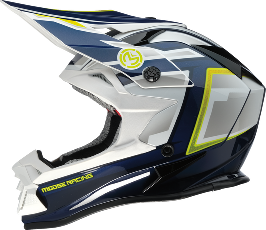 Moose Racing MR3 F.A.F Helmet White/Navy/Green