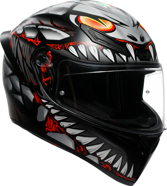 AGV K1 S Full Face Helmet Lyzard Matte Black/Gray/Red