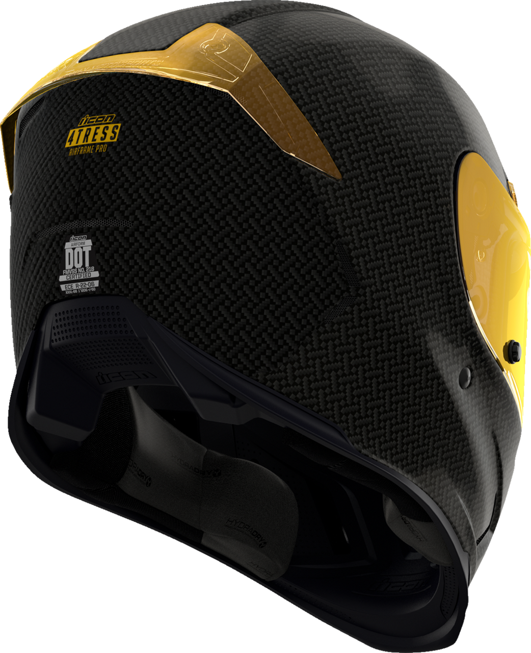 ICON Airframe Pro Helmet Carbon 4Tress Yellow