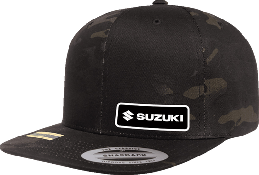 Factory Effex Suzuki Camo Snapback Hat Black