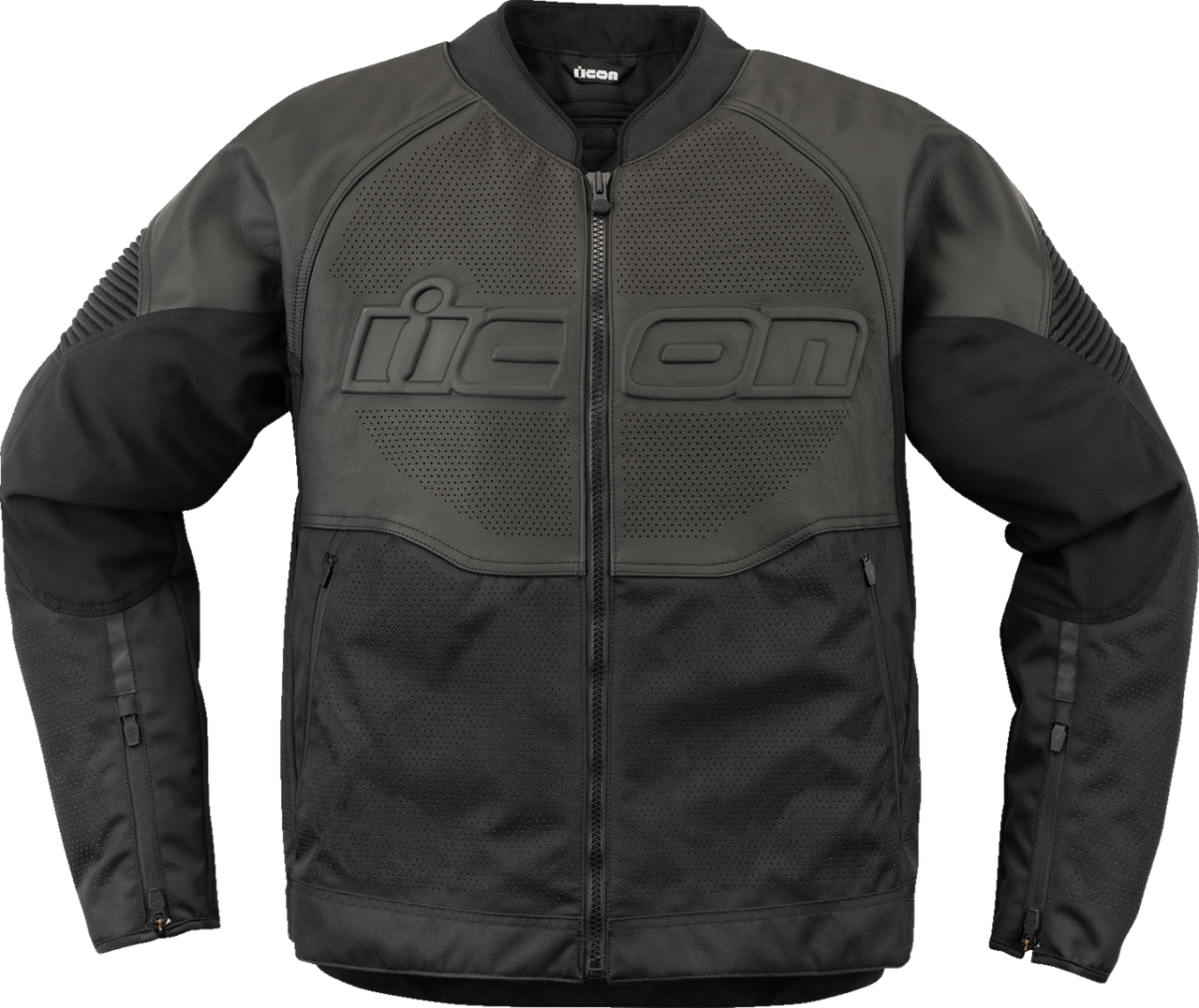 ICON Overlord3 CE Leather Jacket Black