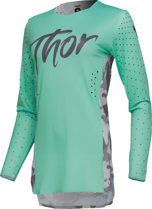 Thor 2025 Womens SPORTMODE Shadow Jersey Teal