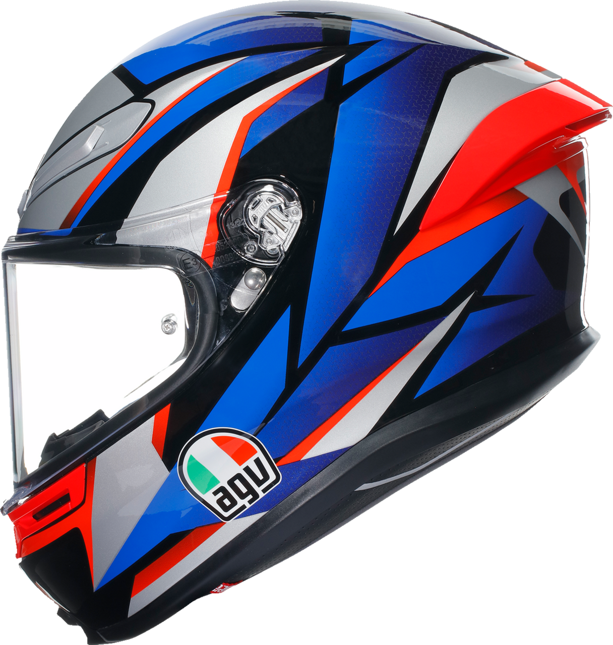 AGV K6 S Helmet Slashcut Black/Blue/Red
