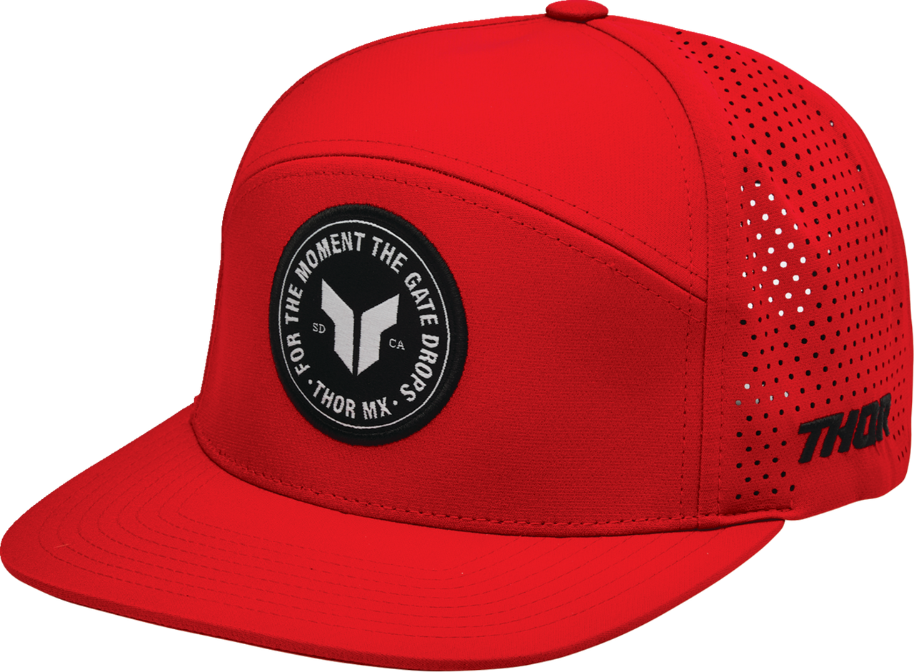Thor Badge Hat Red
