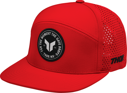 Thor Badge Hat Red
