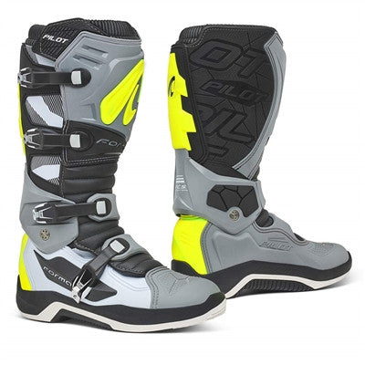 Forma Pilot Offroad Boots - Gray/White