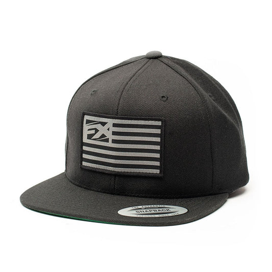 Factory Effex FX Flag Snapback Hat Black