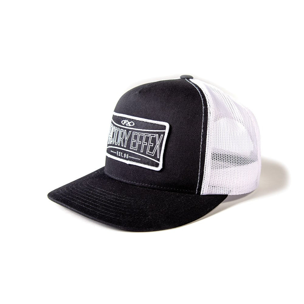 Factory Effex FX 'Established' Curved Bill Snapback Hat Black-White