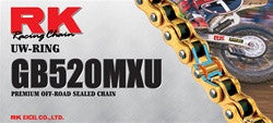 RK GB520MXU Pro Heavy-Duty U-Ring Sealed Gold Chain