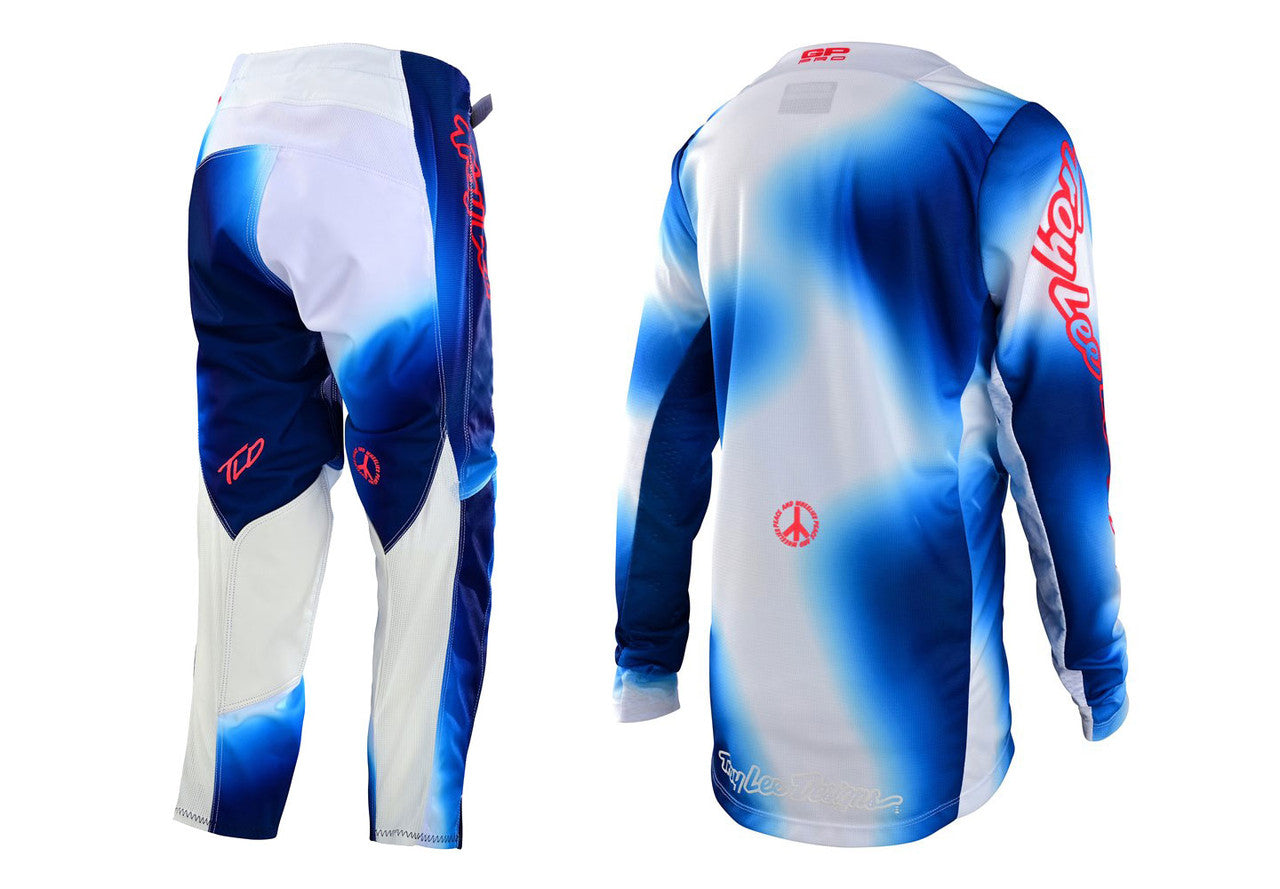 Troy Lee Designs 2023 Youth GP Pro Lucid Jersey Pant Combo White/Blue