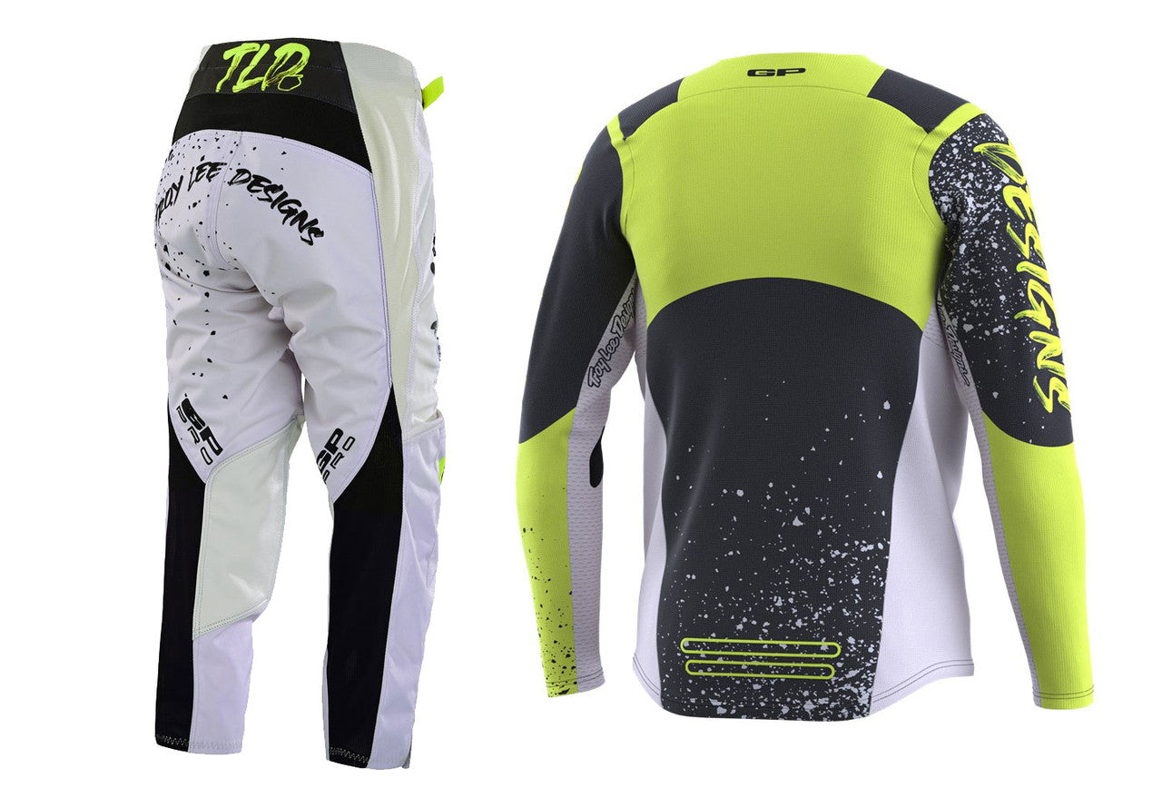Troy Lee Designs 2023 Youth GP Pro Partical Jersey Pant Combo Fog/Charcoal