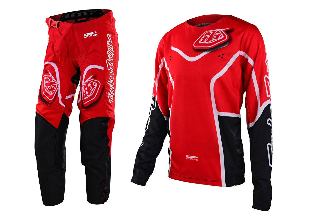 Troy Lee Designs 2023 Youth GP Pro Radian Jersey Pant Combo Red/White