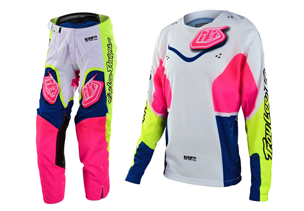 Troy Lee Designs 2023 Youth GP Pro Radian Jersey Pant Combo White/Multi