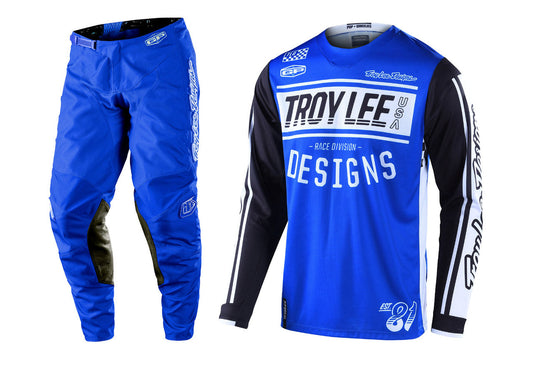 Troy Lee Designs 2022 GP Jersey and Pant Combo Race 81 Blue