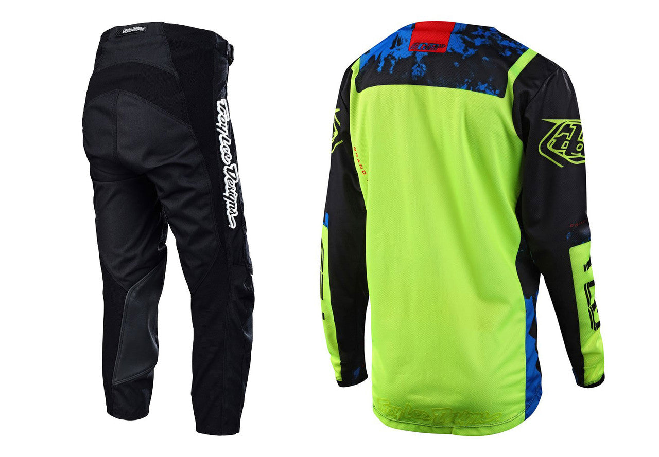 Troy Lee Designs 2023 Youth GP Astro Jersey Mono Pant Combo Black/Yellow