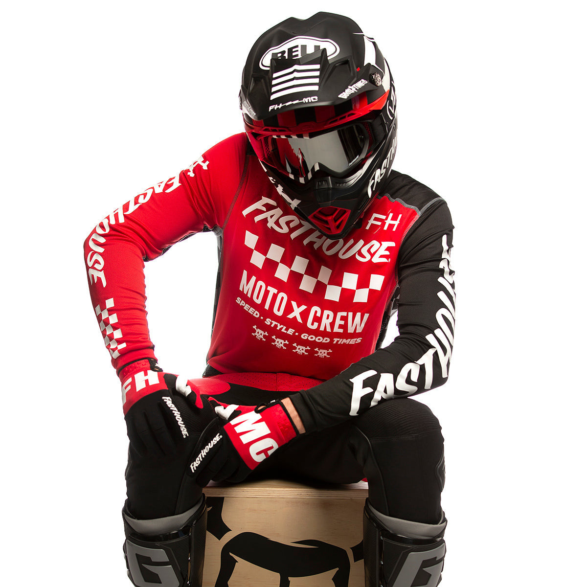 Fasthouse Grindhouse Jersey - Red/Black