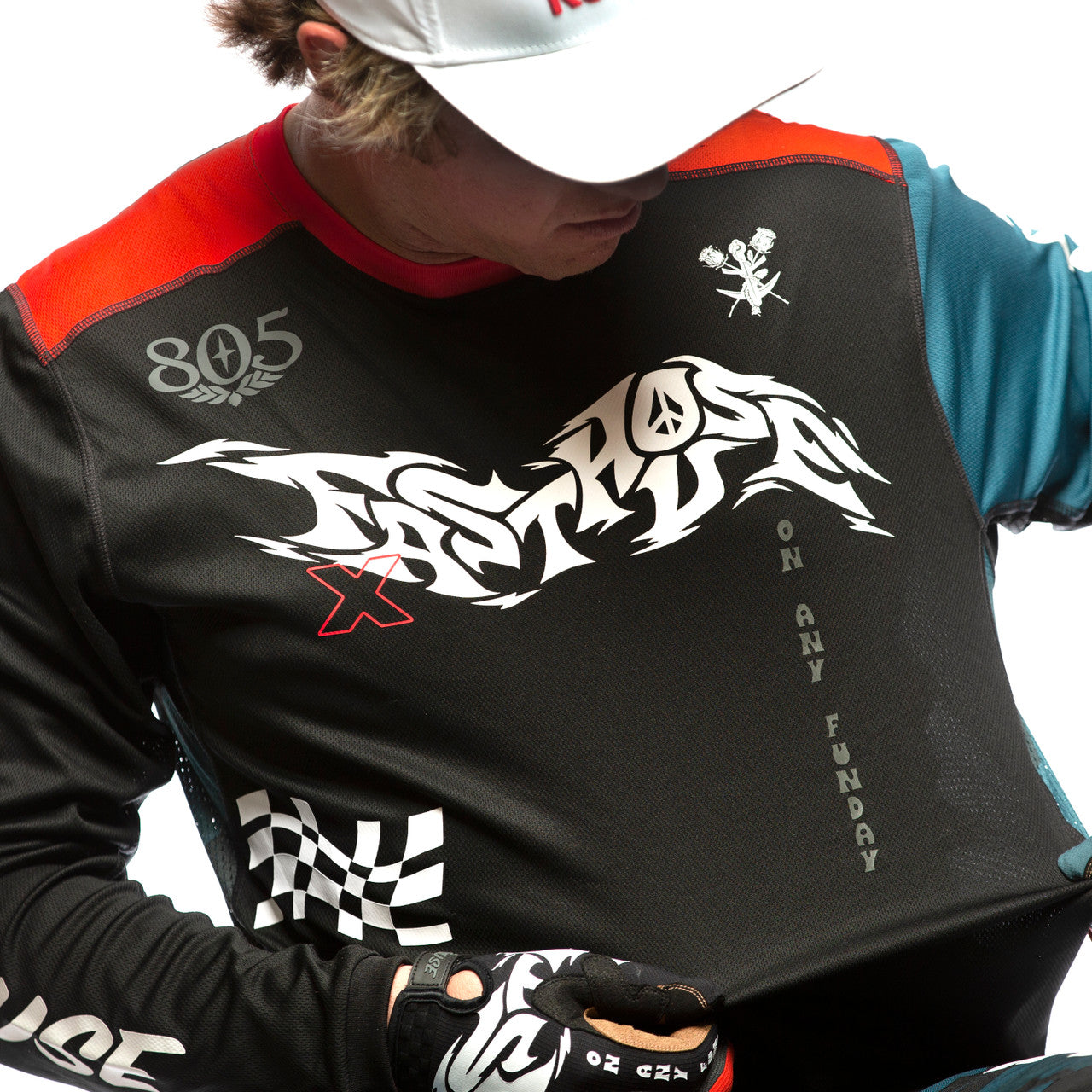 Fasthouse Grindhouse Bereman Jersey - Black/Red