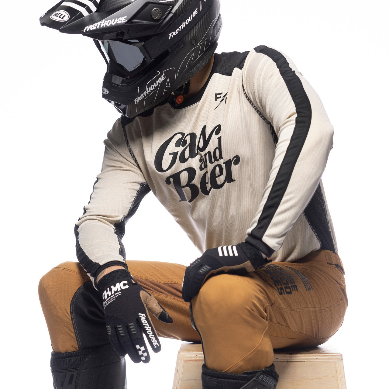 Fasthouse Grindhouse Draft Jersey - Cream