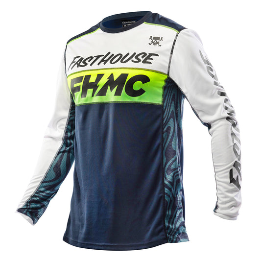 Fasthouse Grindhouse Nova Jersey - White/Navy