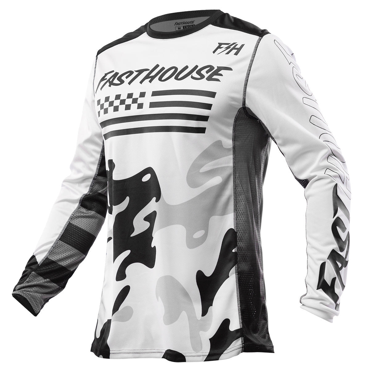 Fasthouse Grindhouse Riot Jersey - White/Black