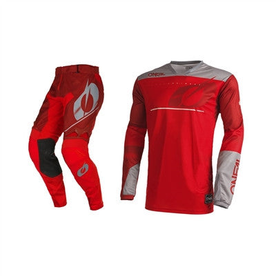 O'NEAL 2022 Hardwear Haze Red/Grey Jersey Pant Combo